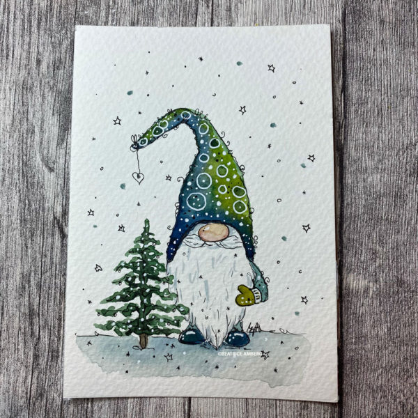 Download Wichtel mit Tannenbaum