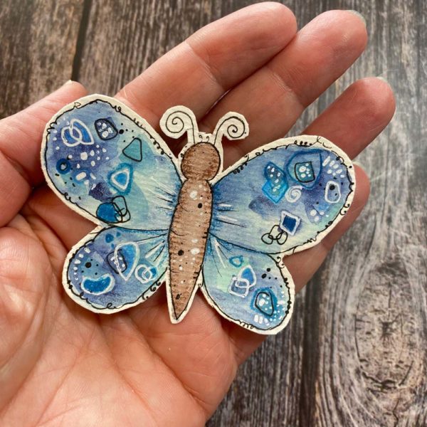 Download Blauer Schmetterling