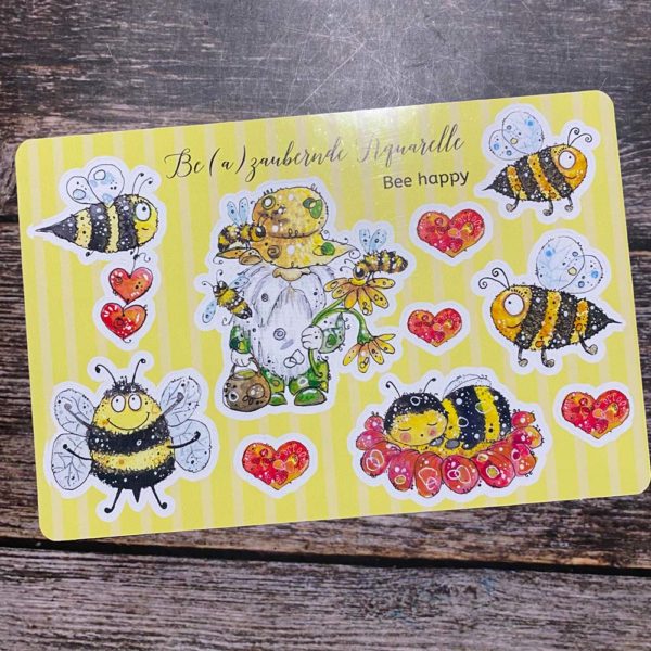 Sticker-Sheet Be happy
