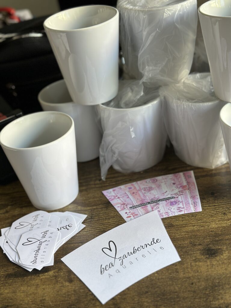 Keramikbecher sublimieren
