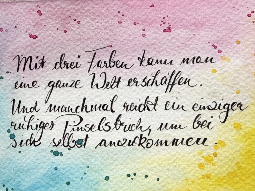 Online kreativ – Farbenzauber für Erwachsene