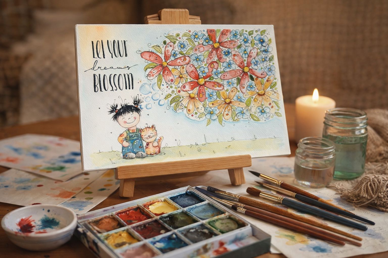 online kreativ - Let your dreams blossom