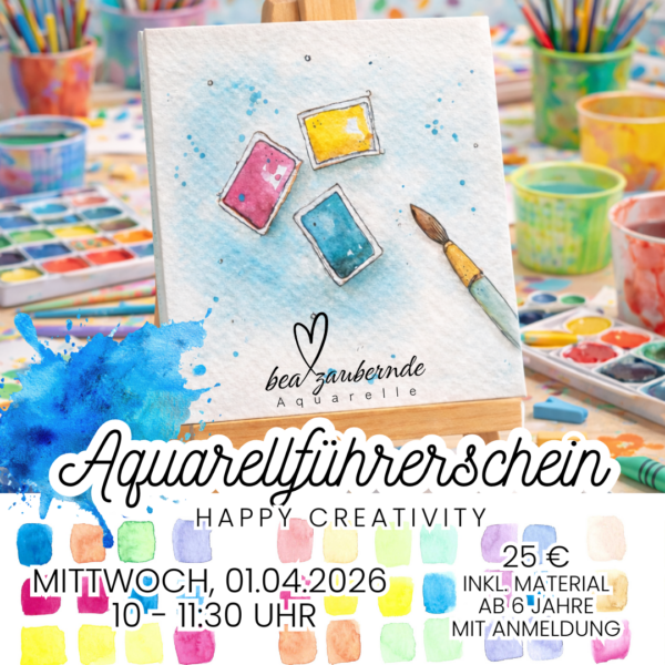 Ferienprogramm Aquarellführerschein